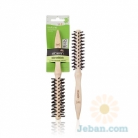 Wood Round Brush Natural Bristle 33 mm