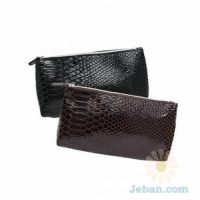 Crocodile Makeup Bag