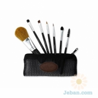 Travel Mesh Makeup Brush Set