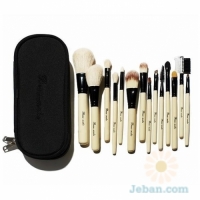 White Essential Makeup Brush Set