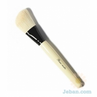 Large White Goat Angled Blush Brush