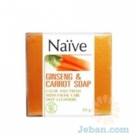 Naive : Ginseng & Carrot Soap