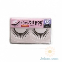 False Eyelashes : No.12 Voluminous Type