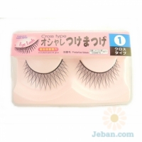 False Eyelashes : No.1 Cross Type