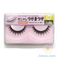 False Eyelashes : No.14 Short Straight Type