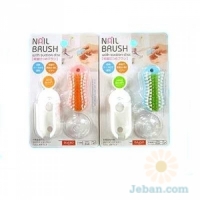 Nail Brush With Suction Disc