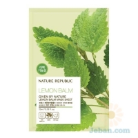 Given By Nature : Lemon Balm Mask Sheet