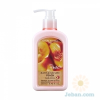 Bath & Nature : Peach Body Lotion