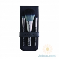 Set Of 3 Essential Complexion & Eye Brushes