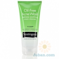 Oil-Free Acne Wash Redness Soothing Cream Cleanser