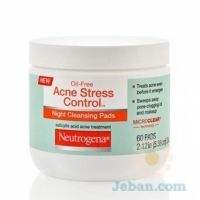 Oil-Free Acne Stress Control® : Night Cleansing Pads