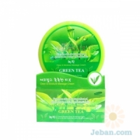 Clean & Moisture Massage Cream Green Tea