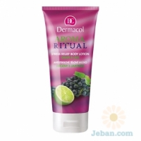 Aroma Ritual : Stress Relief Body Lotion Grape & Lime