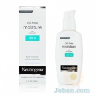 Oil-Free Moisture : With Sunscreen SPF 15