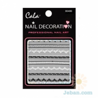 Line Art Nail Decoration Sticker