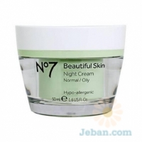 Beautiful Skin : Night Cream For Normal / Oily Skin