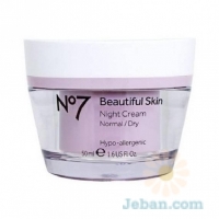 Beautiful Skin : Night Cream For Normal / Dry Skin