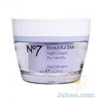 Beautiful Skin : Night Cream For Dry / Very Dry