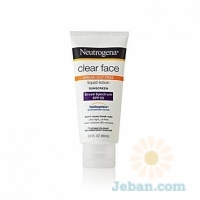 Clear Face : Liquid Lotion Sunscreen Broad Spectrum SPF 55