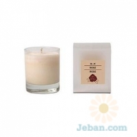 Rose Garden Glass Candle