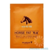 Beauty In A Food Mask Sheet : Horse Fat