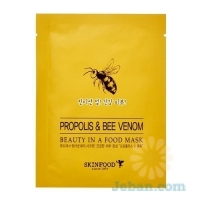 Beauty In A Food Mask Sheet : Propolis & Bee Venom