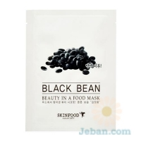 Beauty In A Food Mask Sheet : Black Bean