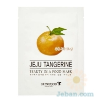 Beauty In A Food Mask Sheet : Jeju Tangerine