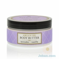 Lavender - Vanilla : Argan Oil Body Butter