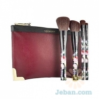 Gold Edged Brush Set