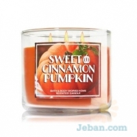 Sweet Cinnamon Pumpkin : 3-Wick Candle