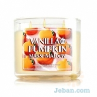 Vanilla Pumpkin Marshmallow : 3-Wick Candle