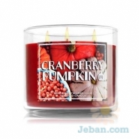 Cranberry Pumpkin 3-Wick Candle