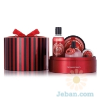 Frosted Cranberry Tin Of Delights Gift Set