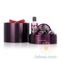 Frosted Plum Tin Of Delights Gift Set