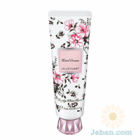 Peachy White Floral Hand Cream