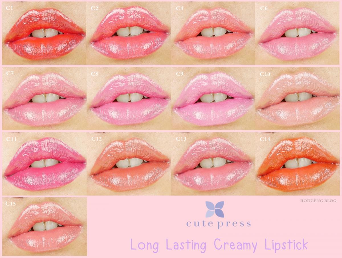 cute press long lasting lip c15