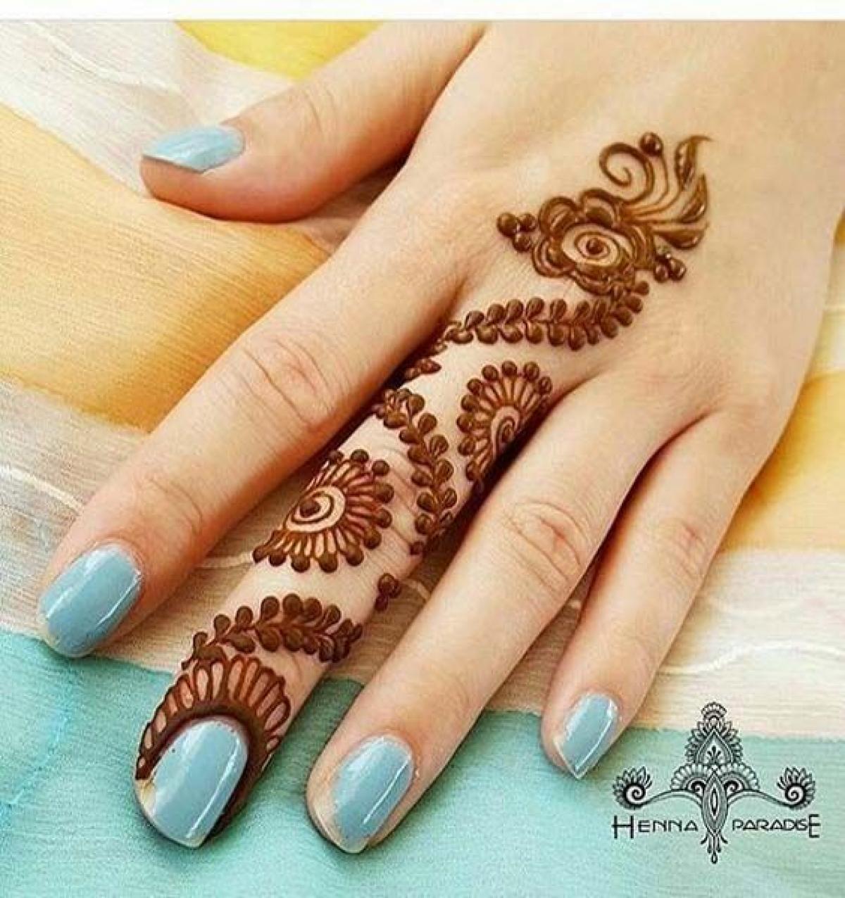 Hand Henna เฮนน าลายบนม อ แบบสาย ฝ ชน ดท ช ว ตน ชะน ต องโดนส กคร ง