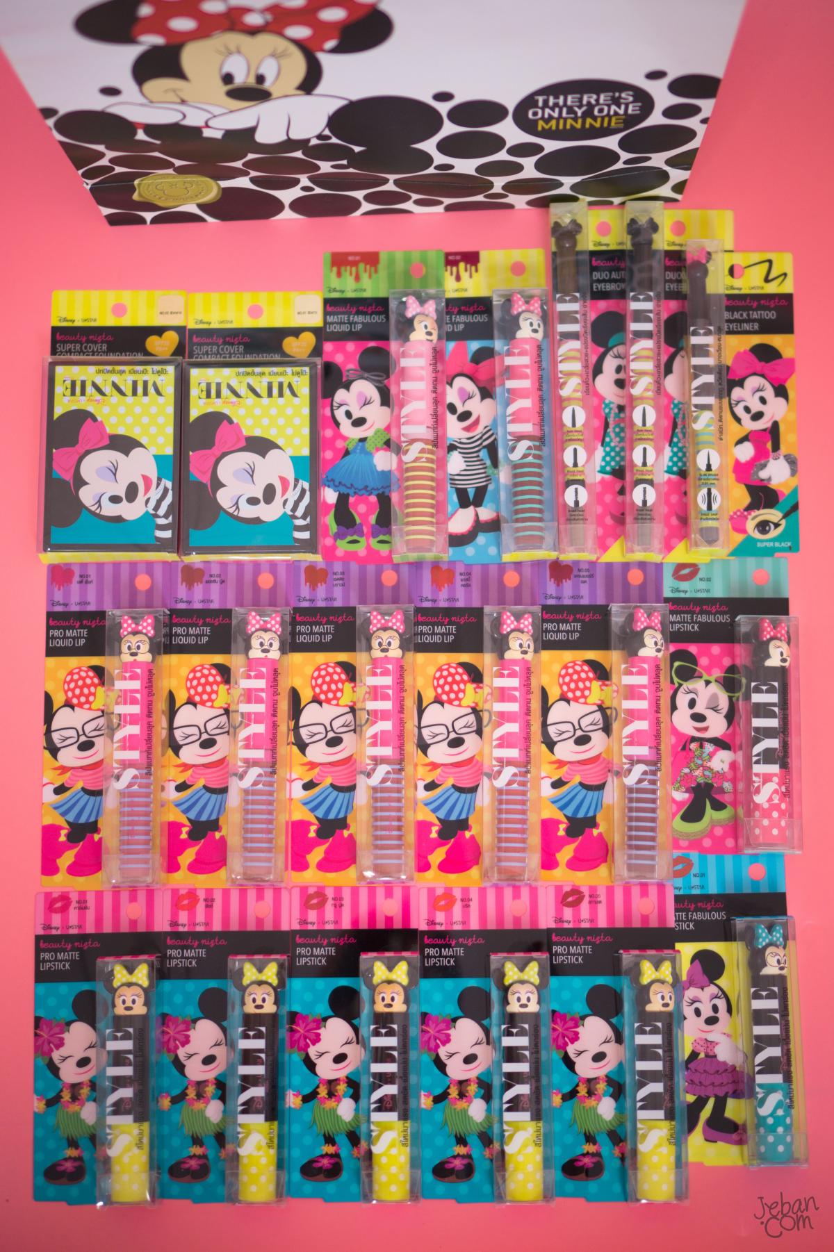 มาตามสัญญา รีวิวสวอช Disney x Ustar | Beauty Nista น้องMinnie Mouseคอลเลคชั่นใหม่ล่าสุดครบทั้งเซ็ต 19 ชิ้น